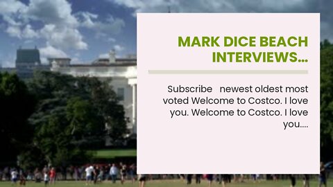 Mark Dice beach interviews…