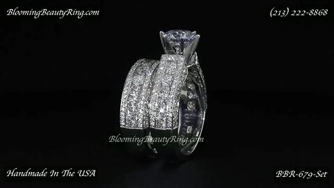 BBR 679 SET Diamond Engagement Rings By BloomngBeautyRing.com
