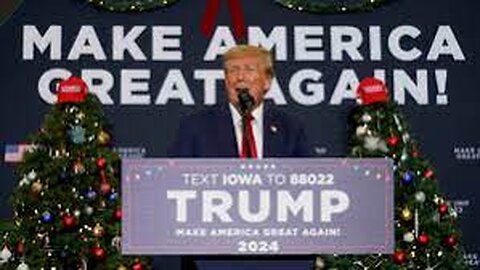 BREAKING NEWS- Trump Holds Rally In Iowa Moments After Colorado Supreme Court Blocks Him From Ballot