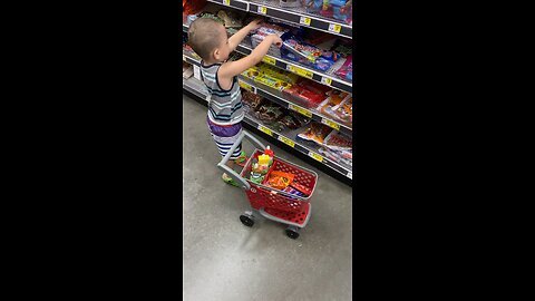 Candy shopping. #shopping #toddler #family #fun