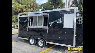 2021 - 8' x 16' Kitchen Food Concession Trailer with Pro-Fire System for Sale in Florida