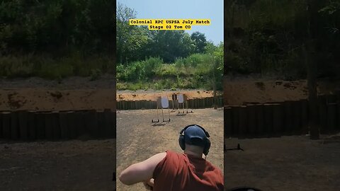 Stage 2 M&P Competition #uspsa tom stg2 #shorts #unloadshowclear #carryoptics #colonial #ipsc #gun