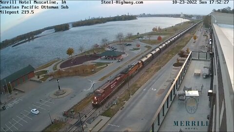 NB CP Oil W/CP 7020 at Ottumwa, Washington, Muscatine, Bellevue, Dubuque & Guttenberg, IA10-23/24-22