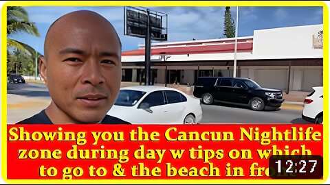 Showing you the Cancun Nightlife zone during day w tips on which to go to & the beach in front