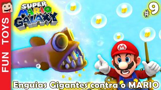 ⭐️ Super Mario Galaxy #9 - Enguias GIGANTES estão atrapalhando o mundo dos Pinguins! PT-BR 1080p