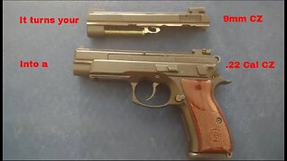 The .22 Kadet Adaptor for the CZ P-01 9mm Pistol