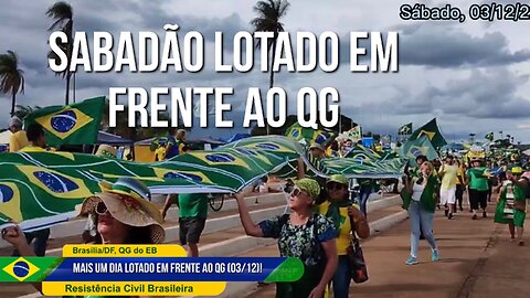 34° dia de movimento democrático em Brasília, Resistência Civil. Fraudes nas eleições de 2022!