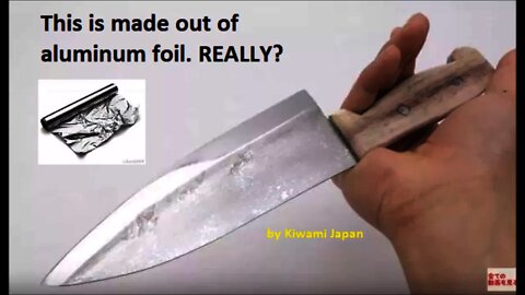 Kiwami Japan makes Aluminum Foil Knife