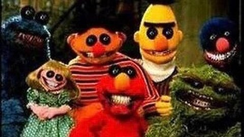 Satanic Sesame Street! The theme song—BACKWARDS (backmasked) —and other demonic crap