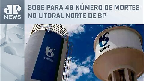 Sabesp restabelece 100% dos serviços de água no litoral norte de SP