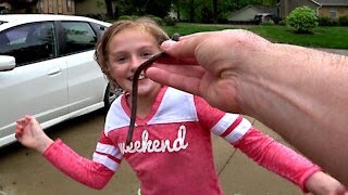 Funny Videos ~ Kids Scream Afraid of Worms! Part 2