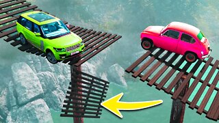 Cars vs Broken Bridges ▶️ BeamNG Drive - (Long Video SPECIAL #2)