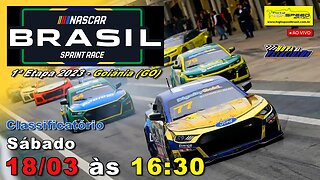 NASCAR BRASIL SPRINT RACE | Classificatório | 1ª Etapa 2023 | Goiânia (GO) | Ao Vivo