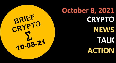 Crypto News Talk Action 08 October Bitcoin BTC Ethereum ETH Cardano ADA Solana SOL DOT
