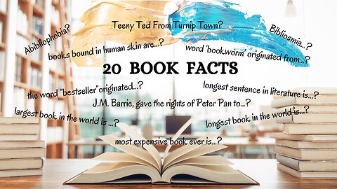 20 Book Facts You Probably Never Knew.