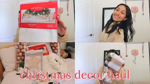 CHRISTMAS DECOR HAUL FOR MY ROOM! | isabella castillo