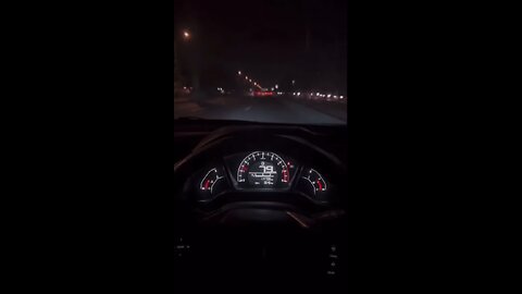 Night car driving simulator