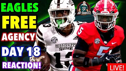 EAGLES PUSHING TO MAKE TIS TEAM A CONTENDER! EAGLES DRAFT & RUMORS! FREE AGENCY DAY 18 REACTION!