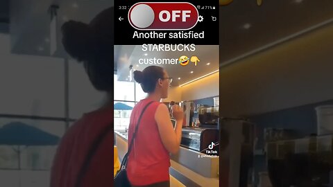 Another satisfied, WELL BEHAVED, Starbucks customer🤣 #lol #crazy #Starbucks
