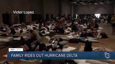San Diego family rides out Hurricane Delta in Mexico