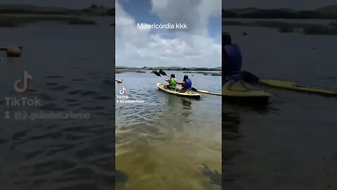 kkk Acidente na lagoa dos Tambaquis Guía de Turismo Junior a Disposição