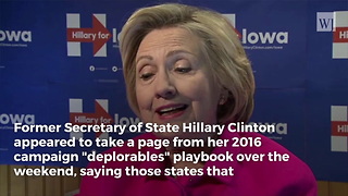 Spoiled: Hillary Leaves US, Trashes 'Backward' States