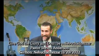 Give God the Glory and Don't be a Nebuchadnezzar | Pastor Anderson