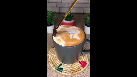 Frothy coffee (Dalgona) | #dalgona #morningcoffee #coffeetime#coffeelover #frothycoffee #cappuccino