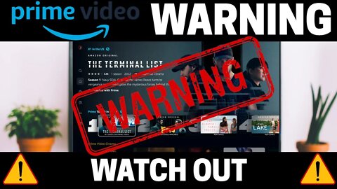 AMAZON PRIME video WARNING - Are you AFFECTED?