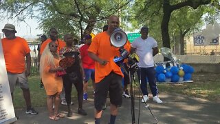 prayer Vigil Honor of Justin Streeter hosted@fund_harlem Harlem River Park 7/22/2022 #justinstreeter