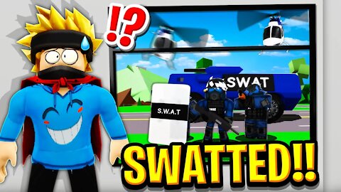 I Got SWATTED in Roblox BROOKHAVEN RP!! (I Had To Run..)