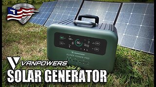 2000W Portable Solar Generator / Vanpowers Super Power Pro 1500