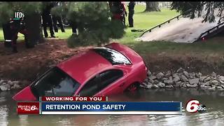 Retention pond safety, what can be done to make them safer?