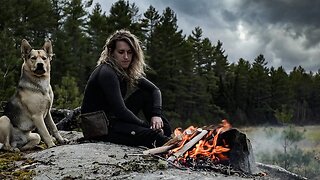 WILDERNESS DAY TRIP with my DOG | OFFROADING with my TACOMA, Cooking on the Coals, Basic Fire Skills