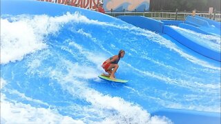 flowrider - Rhonda at Soak City, Kings Island (2022) #shorts