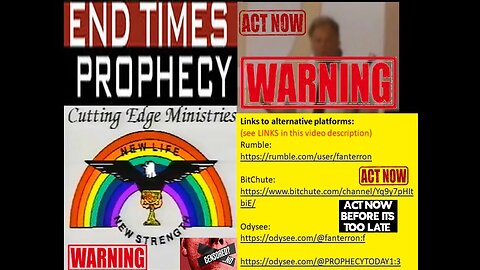 act now, find our videos on alternate links. protect against censorship