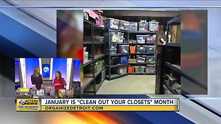 National Clean out your Closets month from Organize Detroit