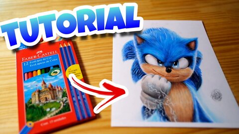 Como Desenhar o Sonic - HOW TO DRAW SONIC