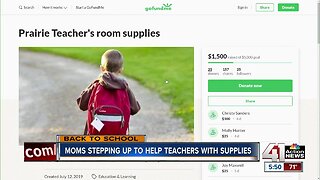 Prairie Village moms help teachers with classroom supplies