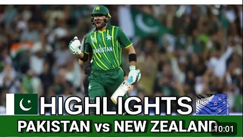 Pakistan vs new Zealand 1st semi final highlights