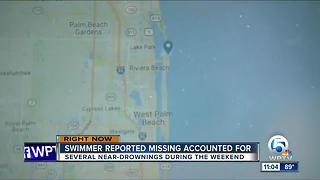 Report of missing swimmer near Lantana was false alarm