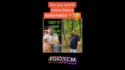 #poop Are you worth more than a watermelon #GIOYCM