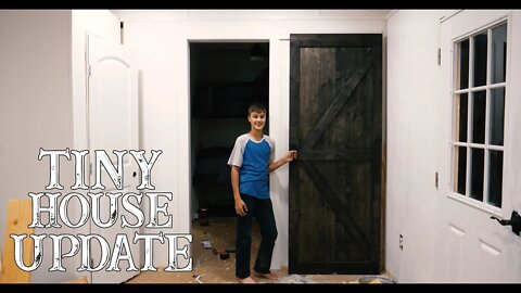 Shed To House Update/Making A Wooden Sliding Door