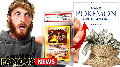 Logan Paul Responsible For Millions Of Dollars Made By Pokemon Trading Card Collectors | Famous News