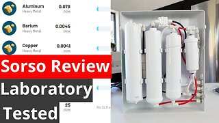 Sorso Reverse Osmosis System Review - 3rd Party Laboratory Testing