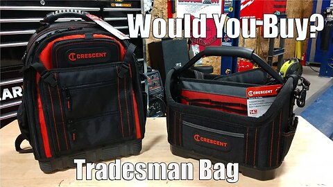 New Crescent Tradesmen Open & Backpack Tool Bags Introduction | Veto Pro Pac Competition?