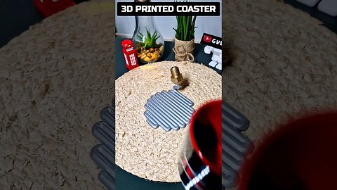 3D Printed Functional Coaster #shorts #3dprinting #coaster #3dprinted