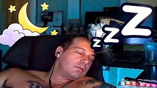 BANNED FOR SLEEPING ON STREAM