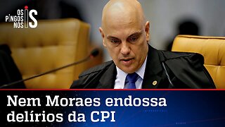 Moraes fica contra CPI e nega quebra de sigilo de Bolsonaro