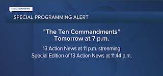 PROGRAMMING NOTE: ABC airing 'The Ten Commandments' this weekend